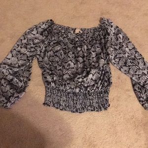 Michael Kors snake skin print shirt